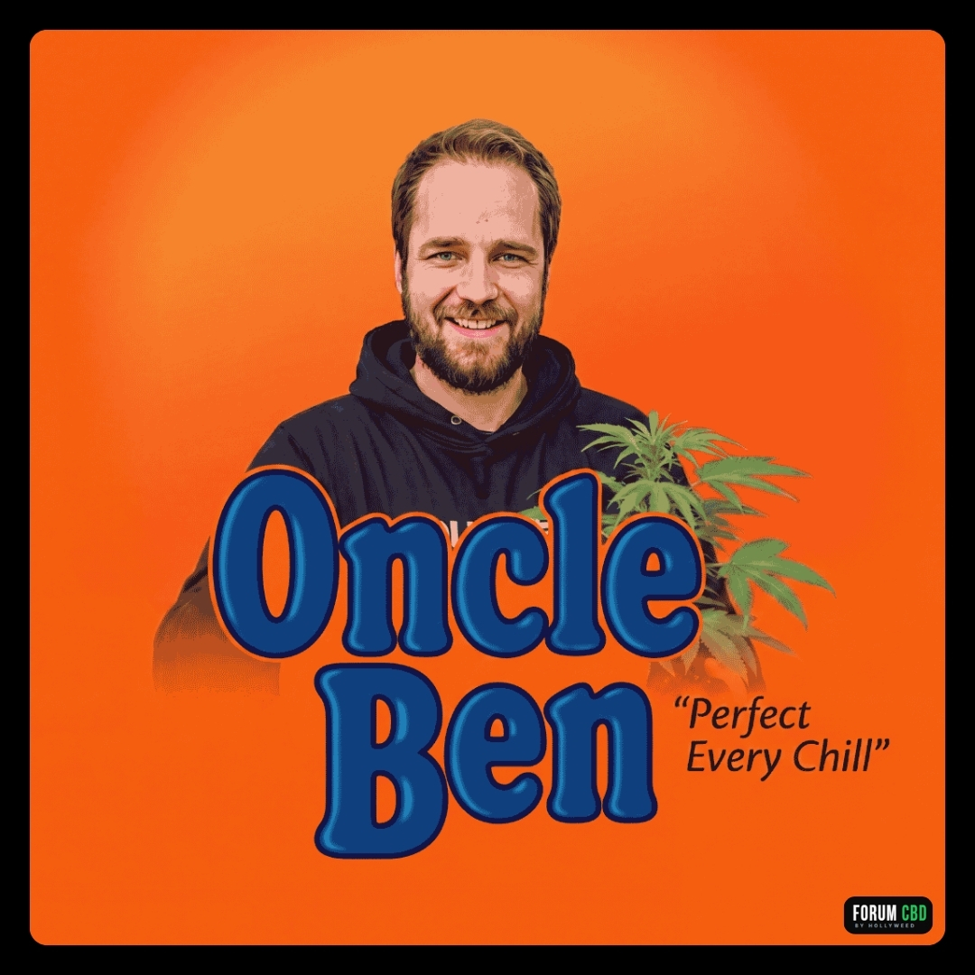 Portrait d’Oncle Ben, producteur de chanvre dans le Pas-de-Calais, présenté dans la revue de la Blue Meringue Indoor.